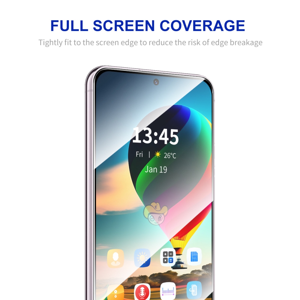 ENK 2.5D celoplošné tvrdené sklo na Samsung Galaxy S25 FE
