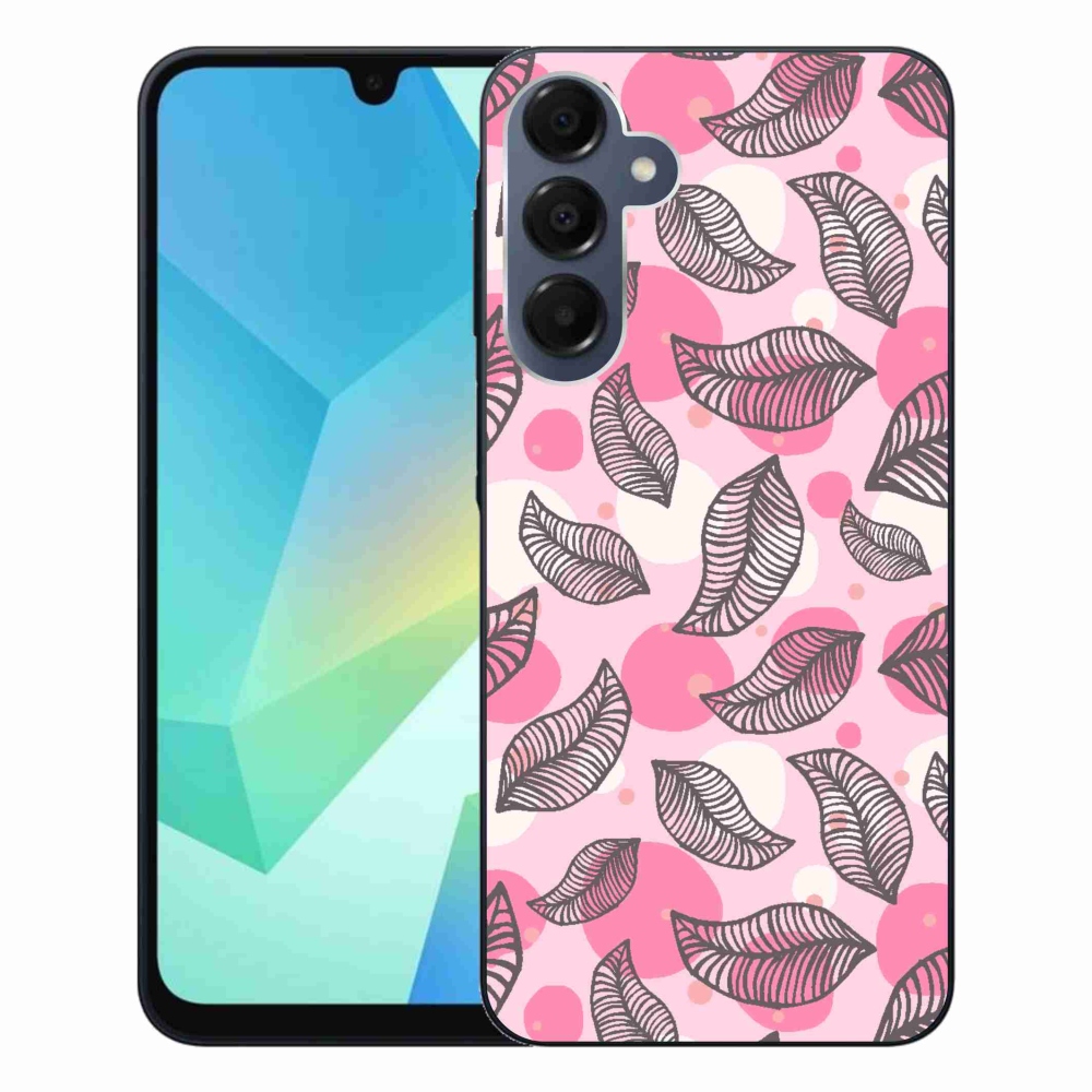 Gélový kryt mmCase na Samsung Galaxy A16 4G/5G - kreslené padajúce listy
