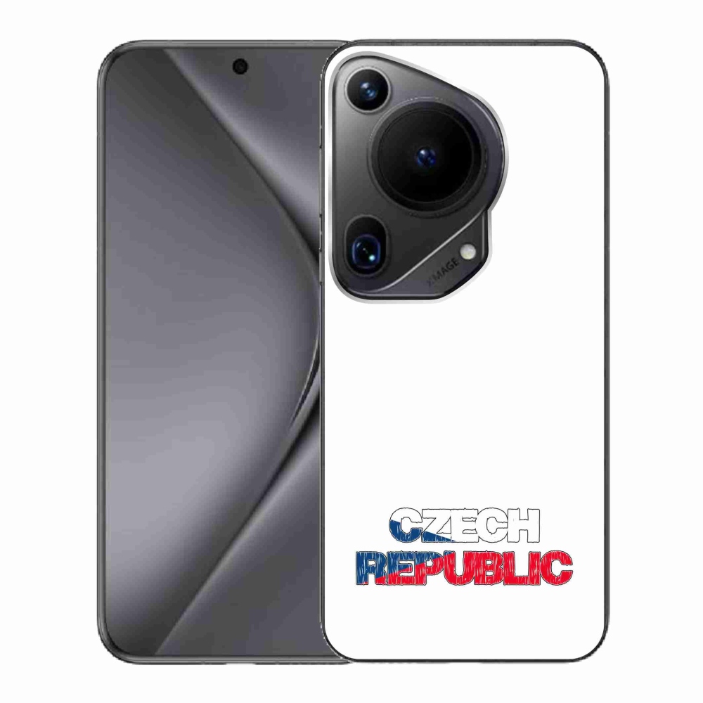 Gélový kryt mmCase na Huawei Pura 70 Ultra - Czech Republic biele pozadie
