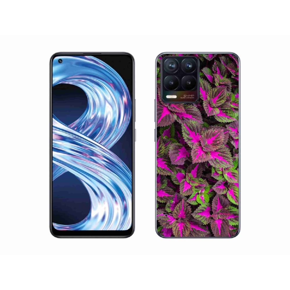 Gélový kryt mmCase na Realme 8 Pro - kvety 10