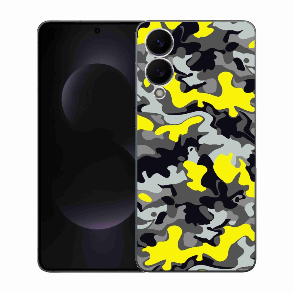Gélový kryt mmCase na Samsung Galaxy S25 Edge - maskáčový vzor 6