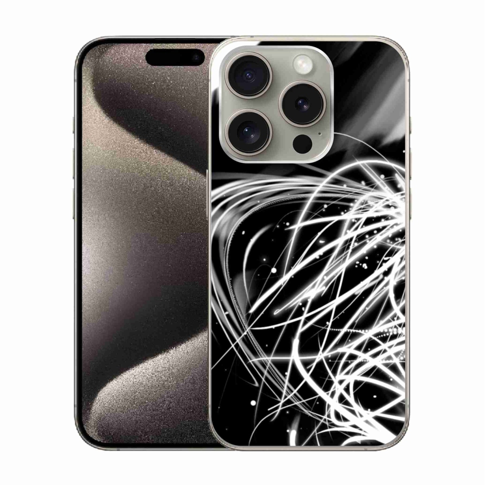 Gélový kryt mmCase na iPhone 15 Pro - abstrakt 2