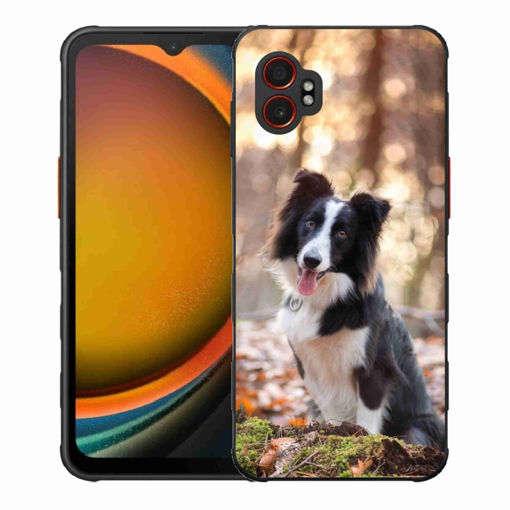 Gélový kryt mmCase na Samsung Galaxy Xcover 7 Pro - border kólia 1