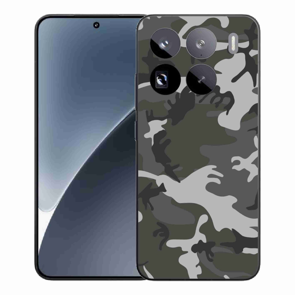 Gélový kryt mmCase na Xiaomi 15 Pro - maskáčový vzor