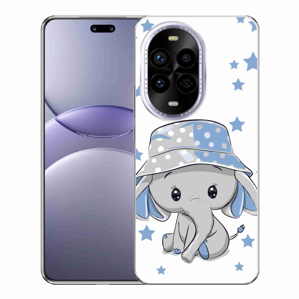 Gélový kryt mmCase na Huawei Nova 13 Pro 5G - modrý slon