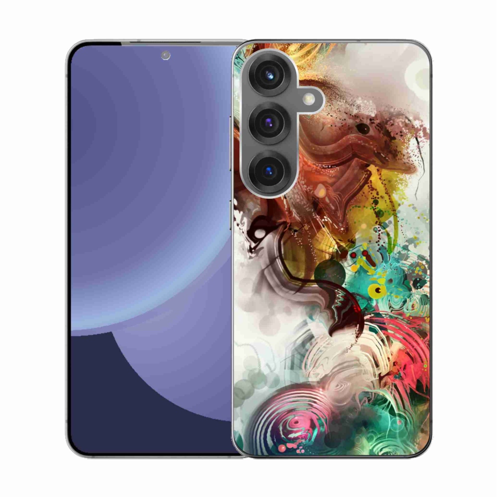 Gélový kryt mmCase na Samsung Galaxy S25 - abstrakt 1
