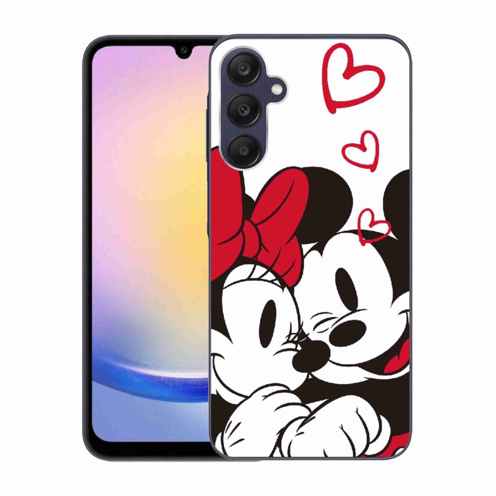 Gélový kryt mmCase na Samsung Galaxy A25 5G - mínnie a mickey