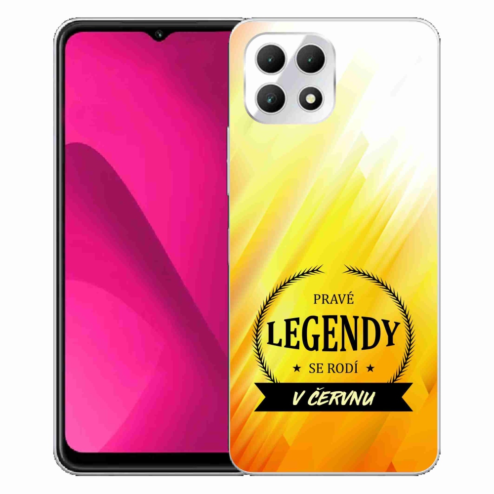Gélový kryt mmCase na T-Mobile T Phone 2 - legendy v júni žlté pozadie
