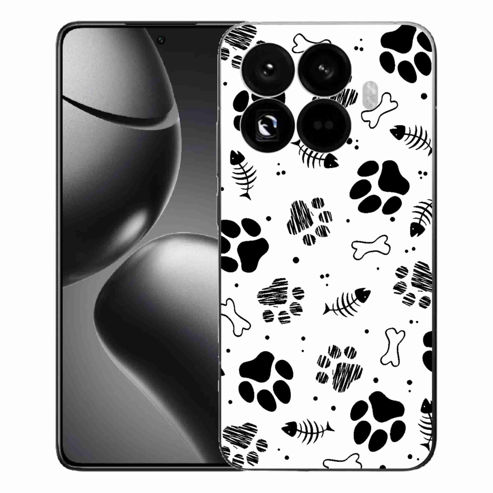 Gélový kryt mmCase na Xiaomi 15T Pro - psie labky 1
