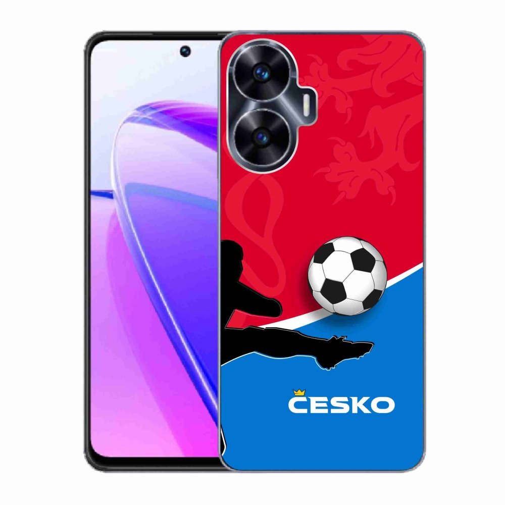 Gélový kryt mmCase na Realme C55 - futbal Česko 2