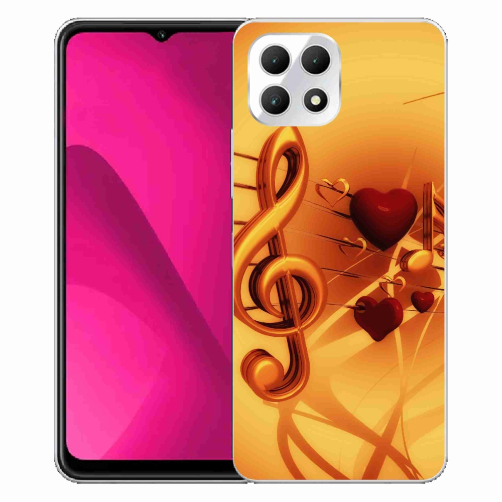 Gélový kryt mmCase na T-Mobile T Phone 2 - noty