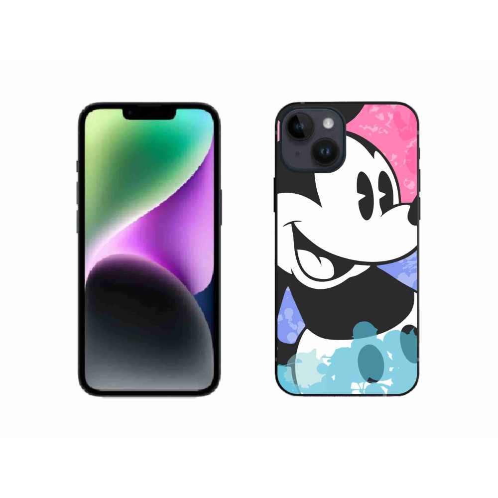 Gélový kryt mmCase na iPhone 14 - mickey mouse