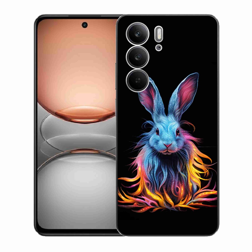 Gélový kryt mmCase na Realme C75 - abstraktný zajac