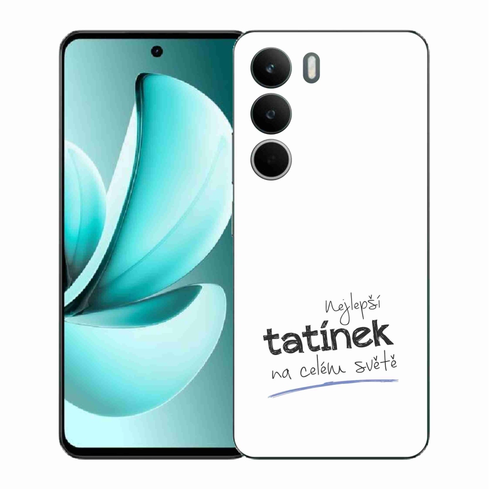 Gélový kryt mmCase na Realme C71 - najlepší otecko 4 biele pozadie