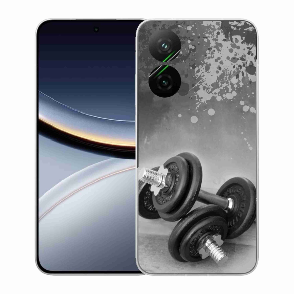 Gélový kryt mmCase na Xiaomi Poco F7 5G - činky 1