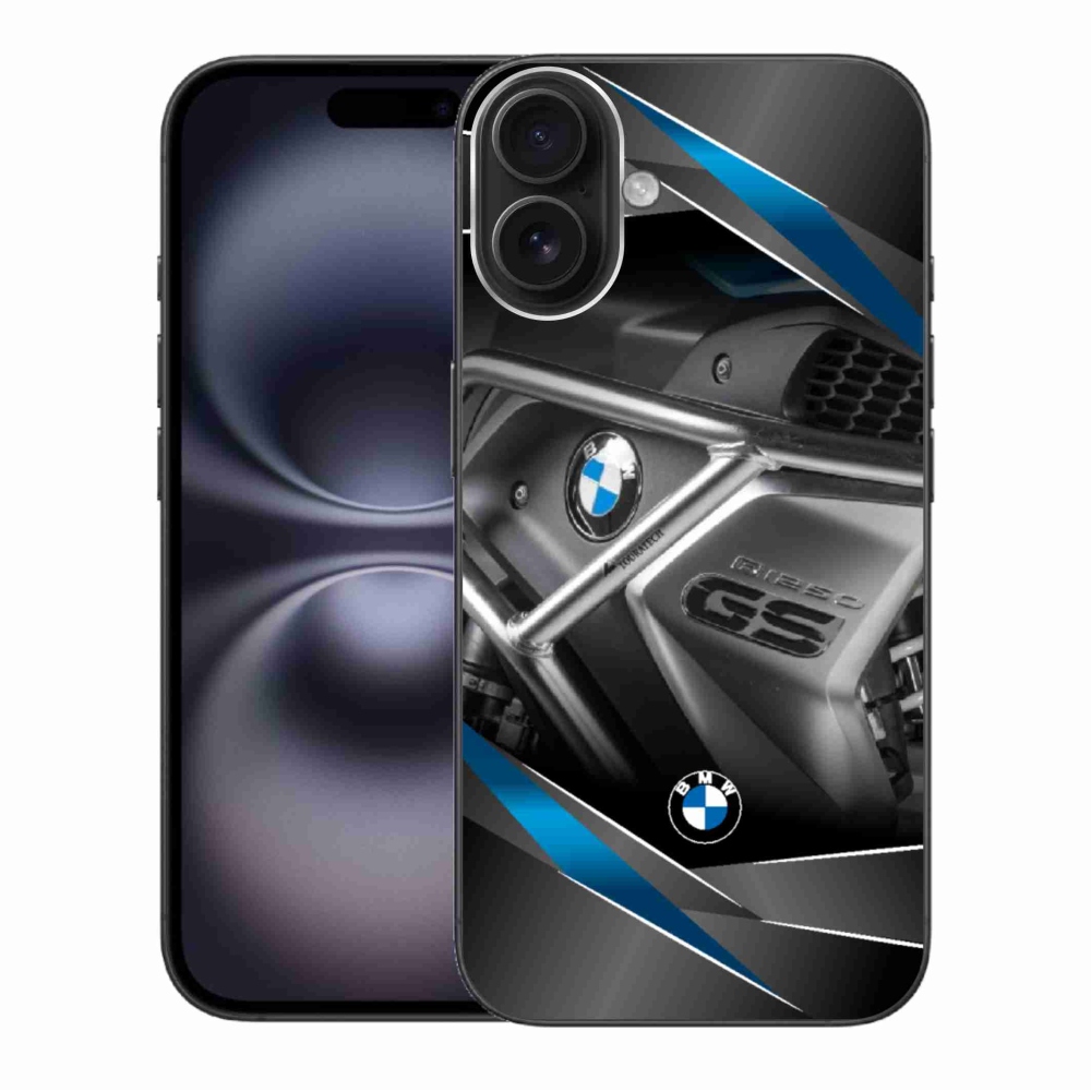 Gélový kryt mmCase na iPhone 16 Plus - motorka bmw