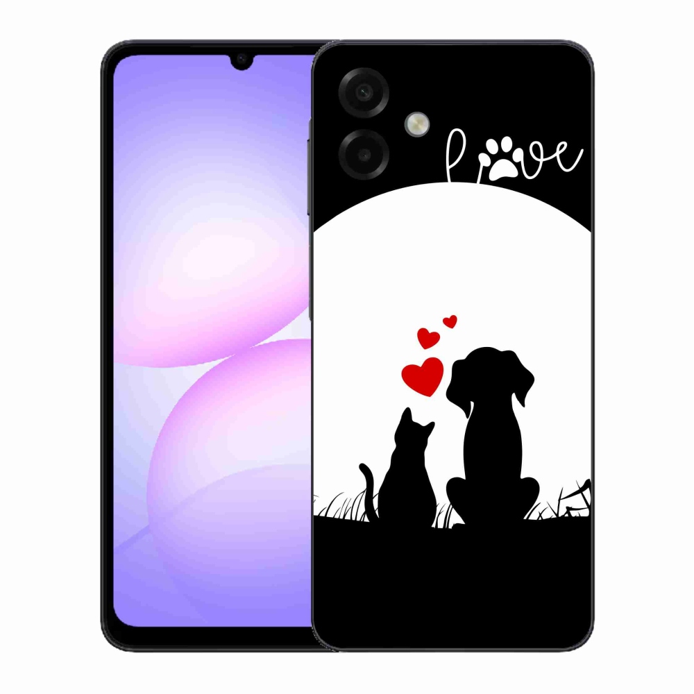 Gélový kryt mmCase na Samsung Galaxy A07 4G - zvieracia láska
