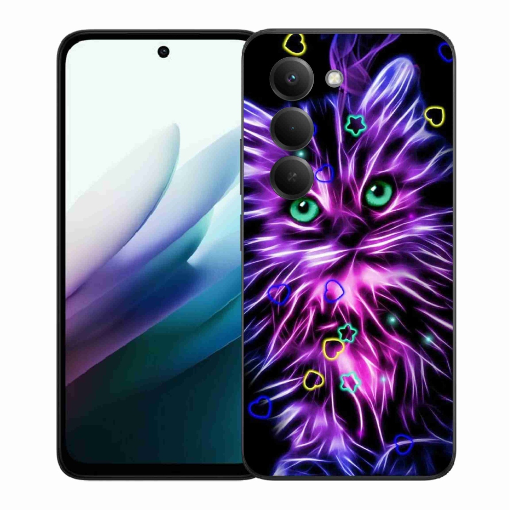 Gélový kryt mmCase na Xiaomi Redmi 15 4G/5G (171mm) - abstraktná mačka