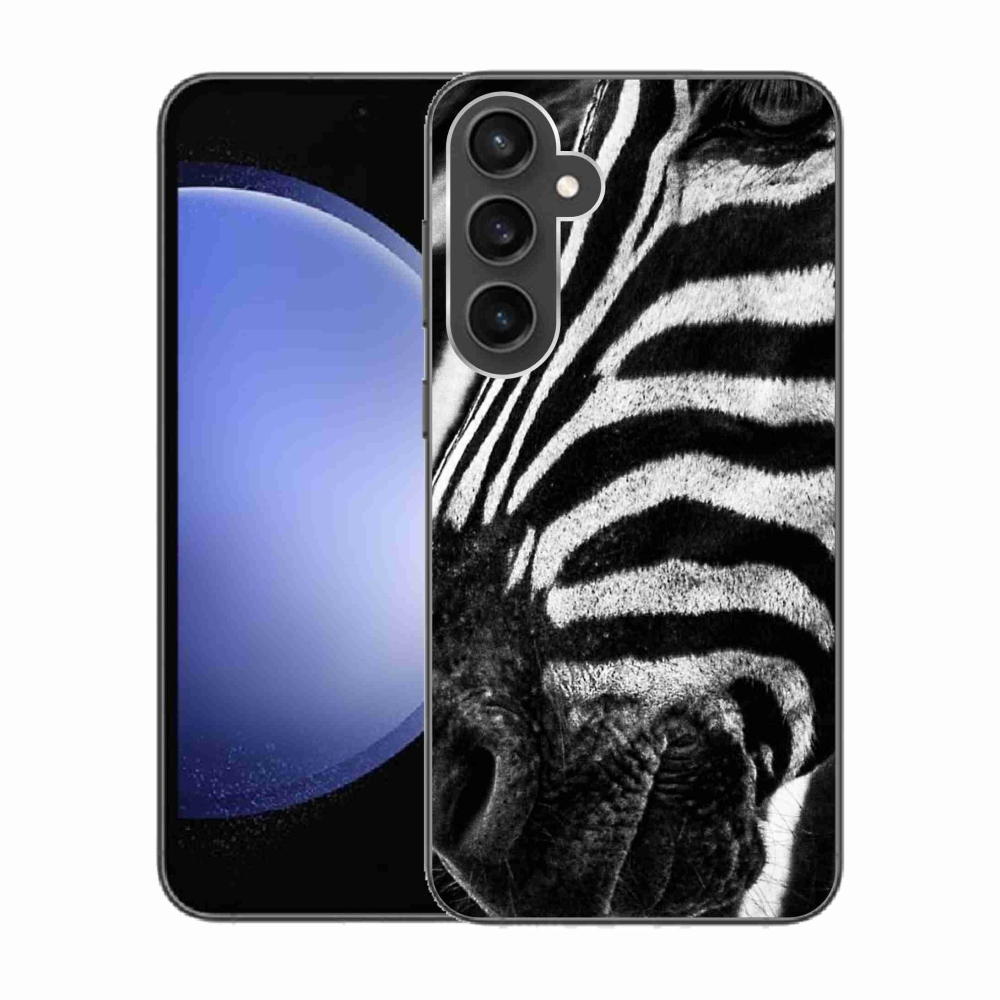 Gélový kryt mmCase na Samsung Galaxy S23 FE - zebra