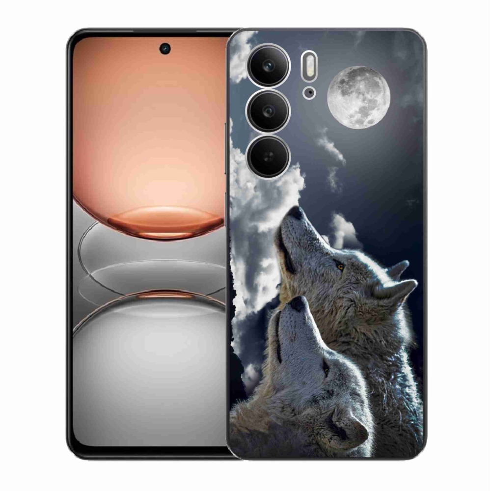 Gélový kryt mmCase na Realme C75 - vlci