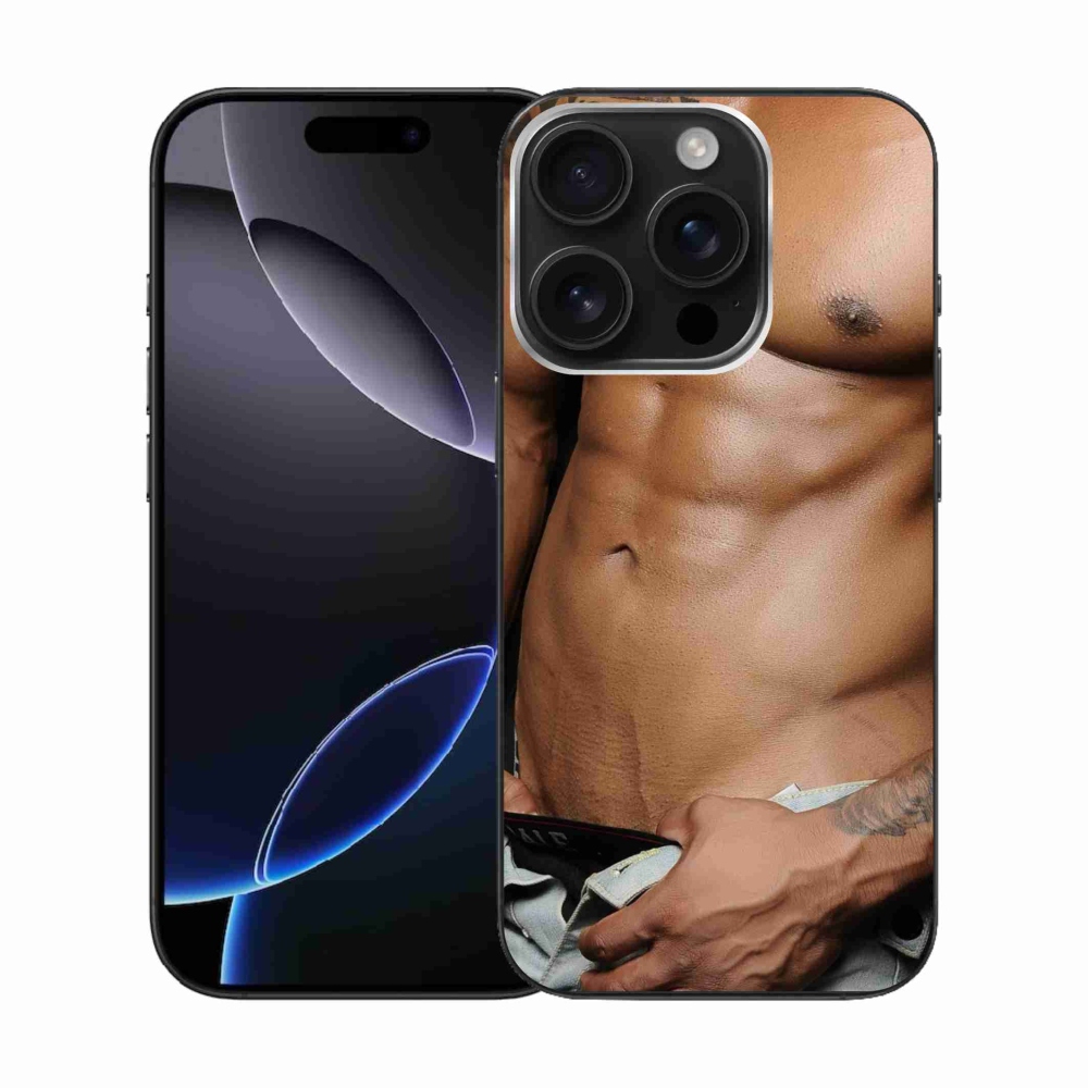 Gélový kryt mmCase na iPhone 16 Pro - sexy muž