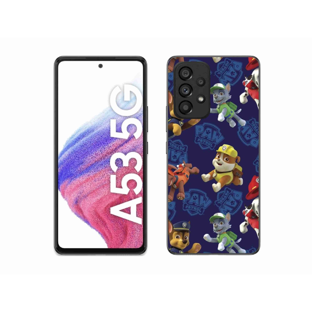 Gélový kryt mmCase na Samsung Galaxy A53 5G - labková patrola 1