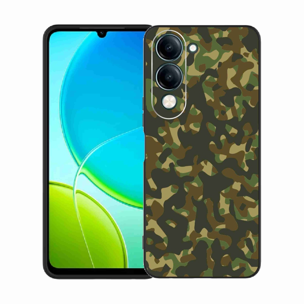 Gélový kryt mmCase na Vivo Y29s 5G - maskáčový vzor 1