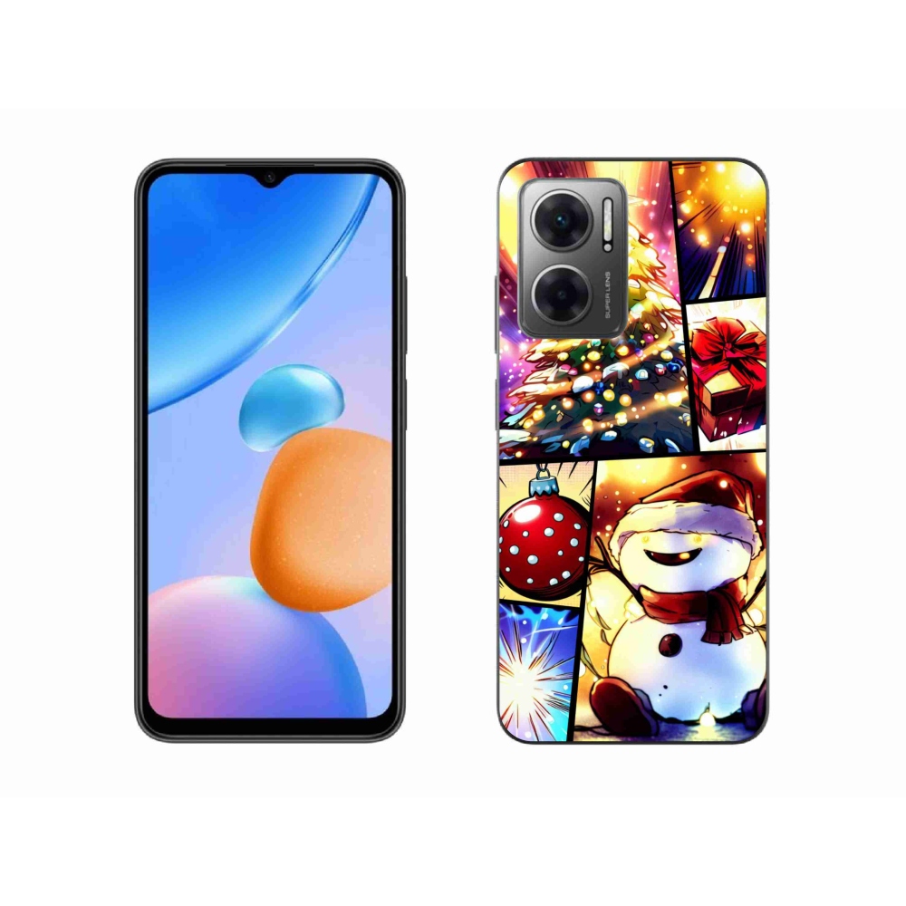 Gélový kryt mmCase na Xiaomi Redmi 10 5G - vianočné motívy 1