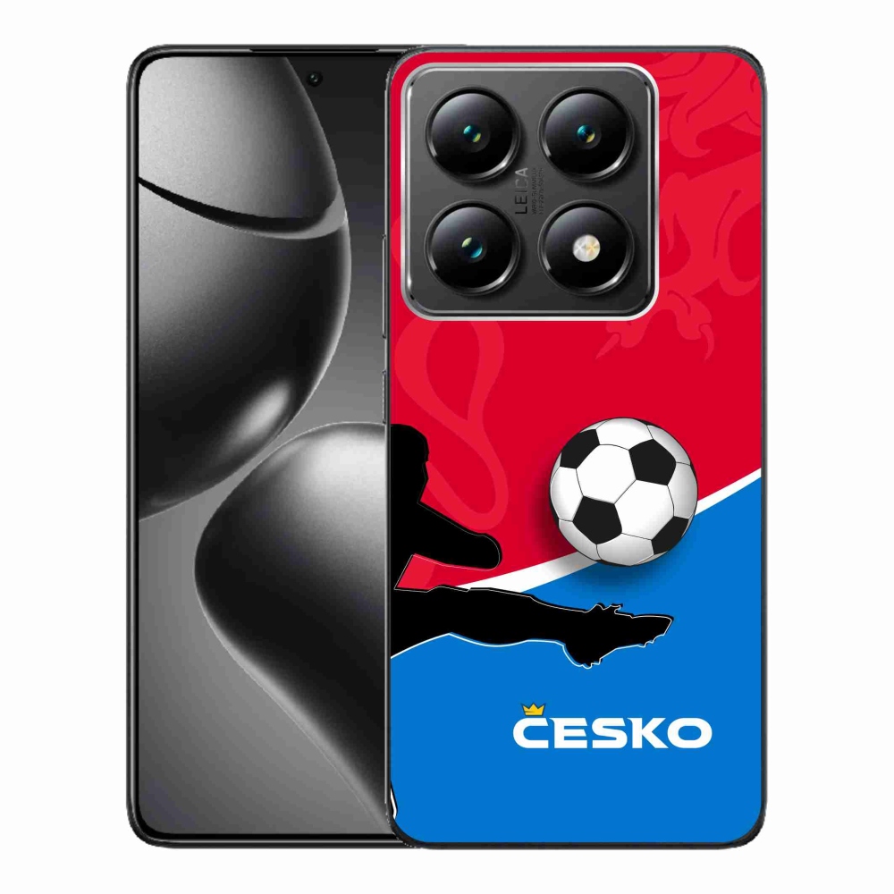 Gélový kryt mmCase na Xiaomi 14T Pro - futbal Česko 2