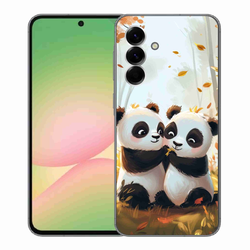 Gélový kryt mmCase na Samsung Galaxy A56 5G - pandy