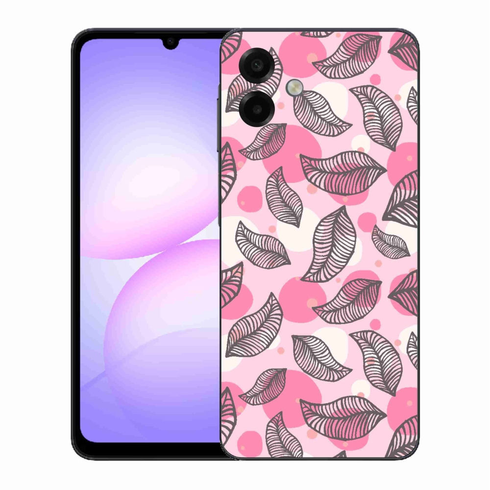 Gélový kryt mmCase na Samsung Galaxy A07 4G - kreslené padajúce listy