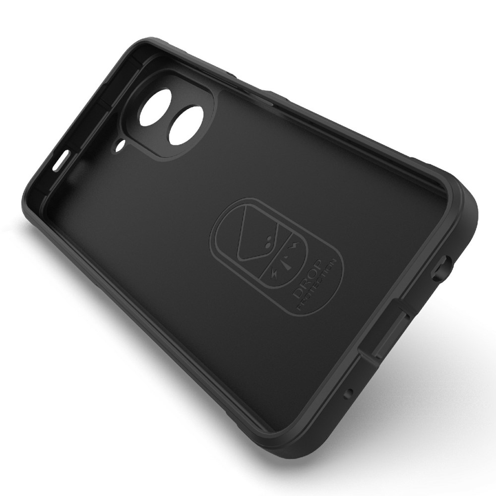 Rugg odolný gélový obal na Xiaomi Redmi A5 (171.7x77.8x8.3mm) - čierny