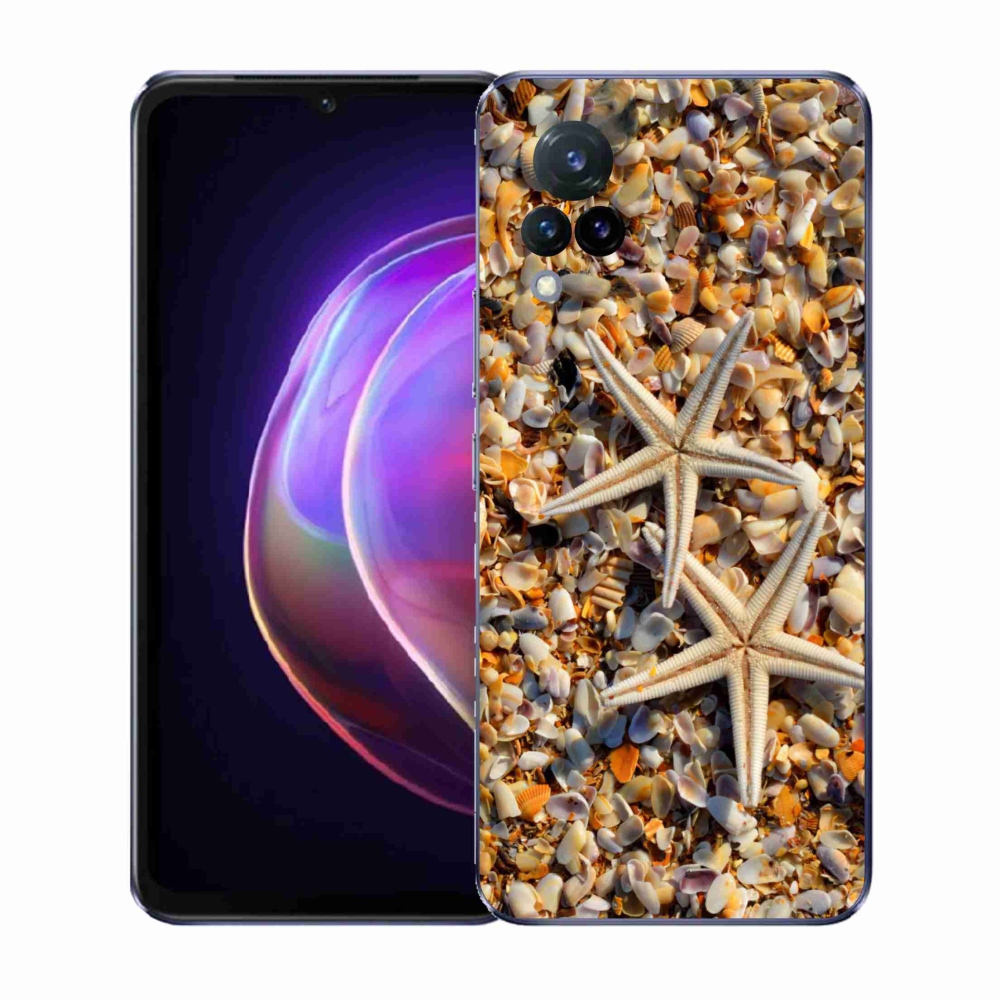 Gélový kryt mmCase na Vivo V21 4G/5G - morské hviezdice