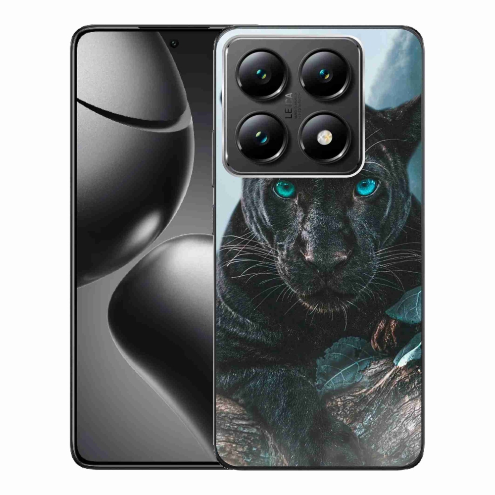 Gélový kryt mmCase na Xiaomi 14T Pro - čierny panter