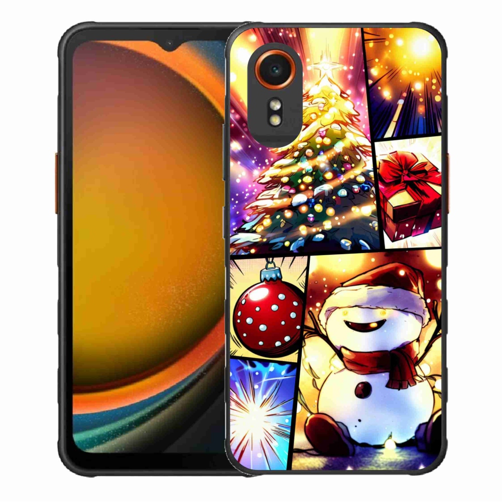 Gélový kryt mmCase na Samsung Galaxy Xcover 7 - vianočné motívy 1