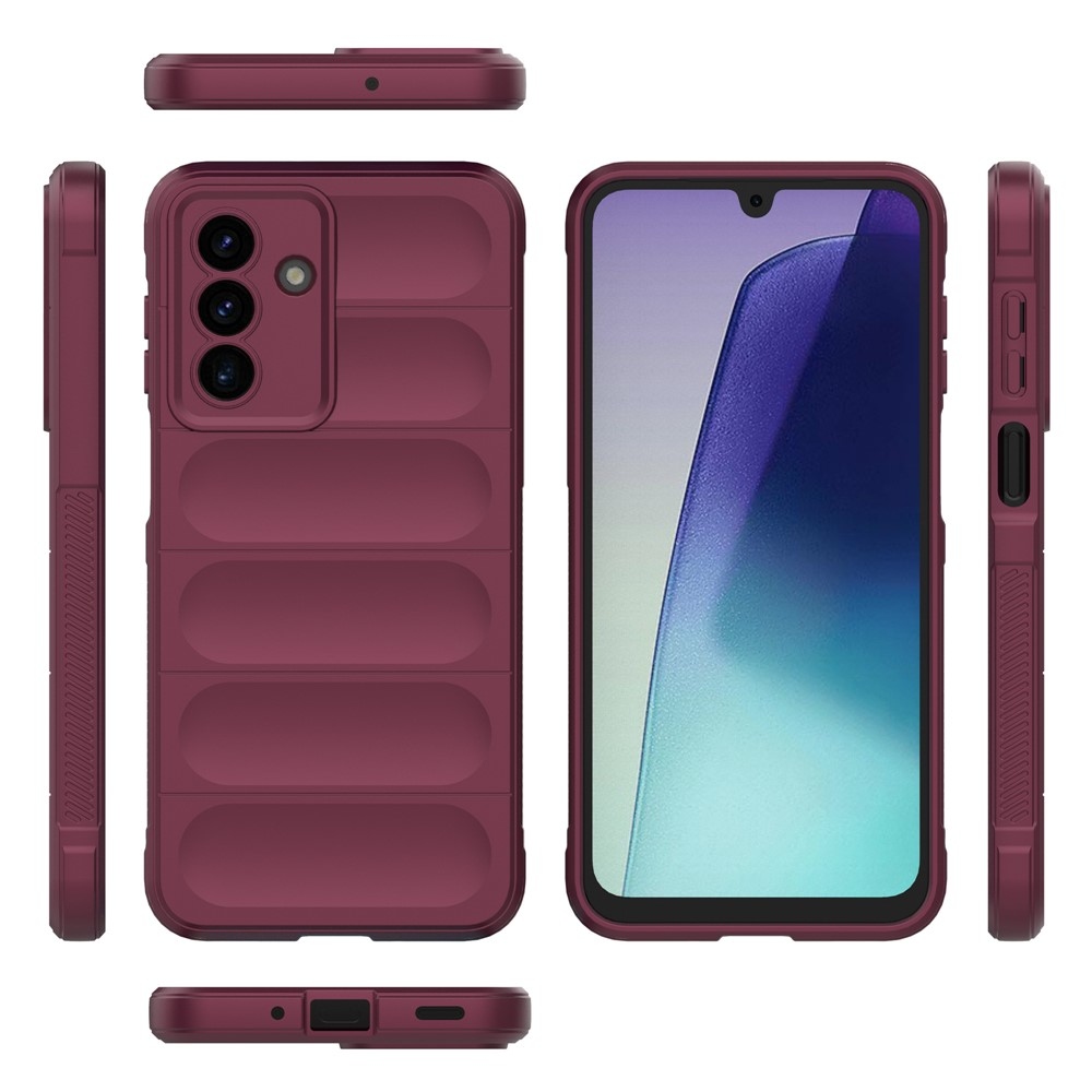 Rugg odolný gélový obal na Samsung Galaxy A17 5G - vínový