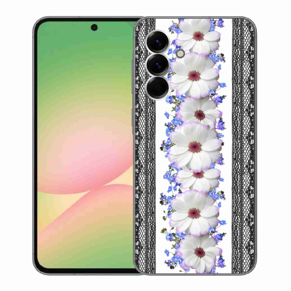 Gélový kryt mmCase na Samsung Galaxy A56 5G - kvety 8