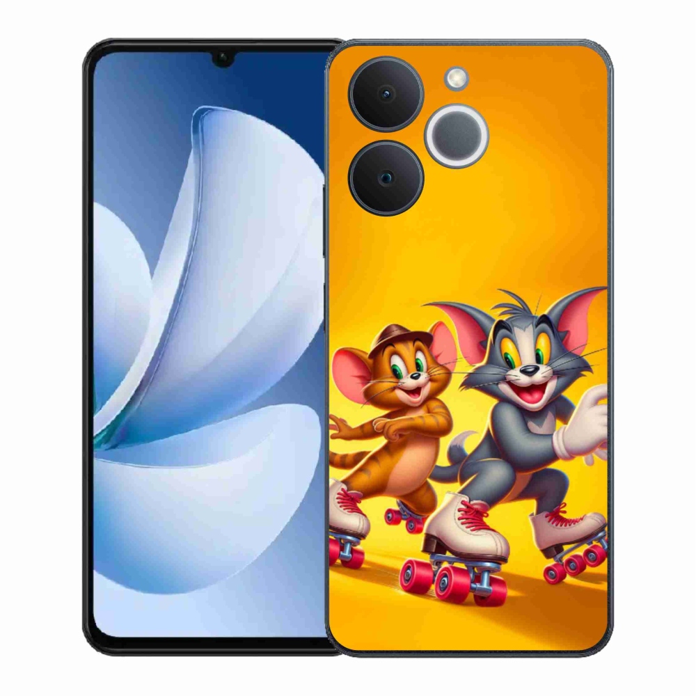 Gélový kryt mmCase na Realme Note 70T - tom a jerry