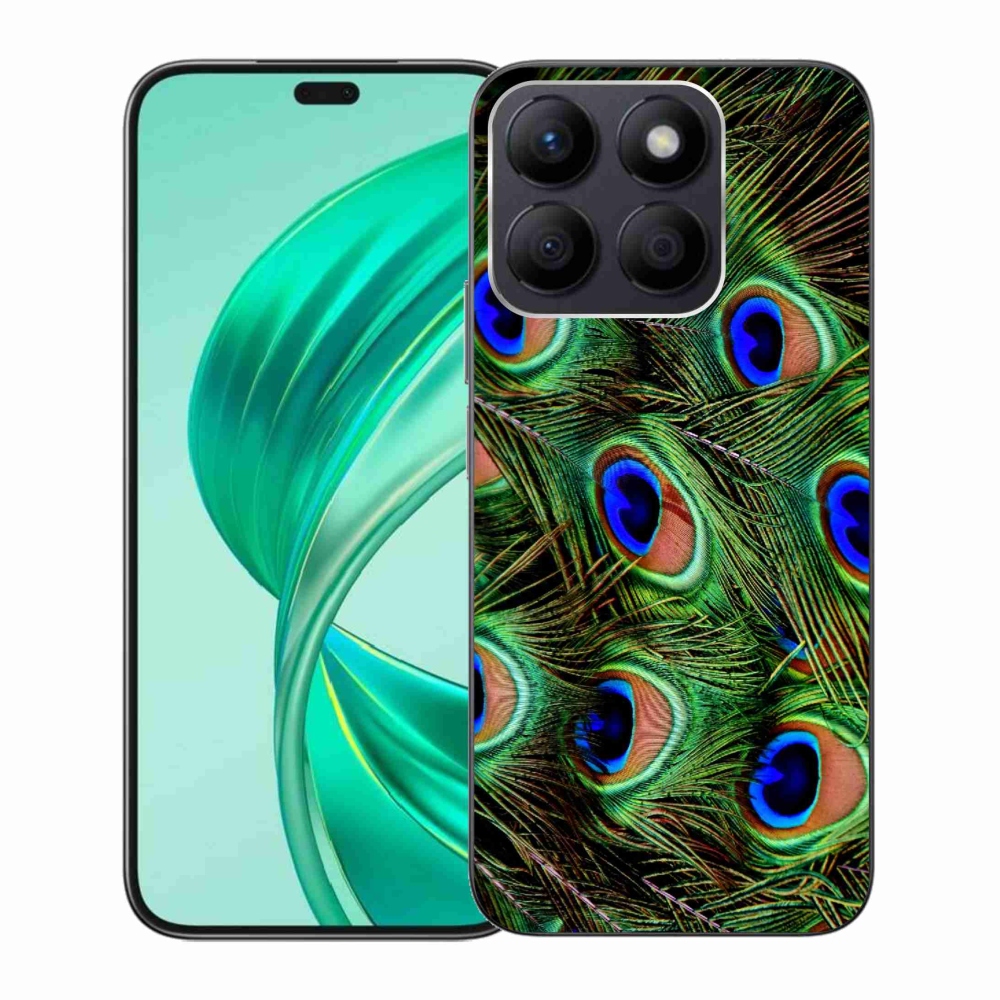 Gélový kryt mmCase na Honor X8b - pávie perie