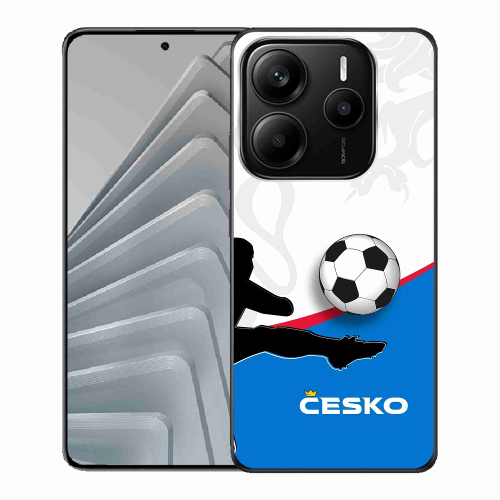 Gélový kryt mmCase na Xiaomi Redmi Note 14 5G - fotbal Česko 3
