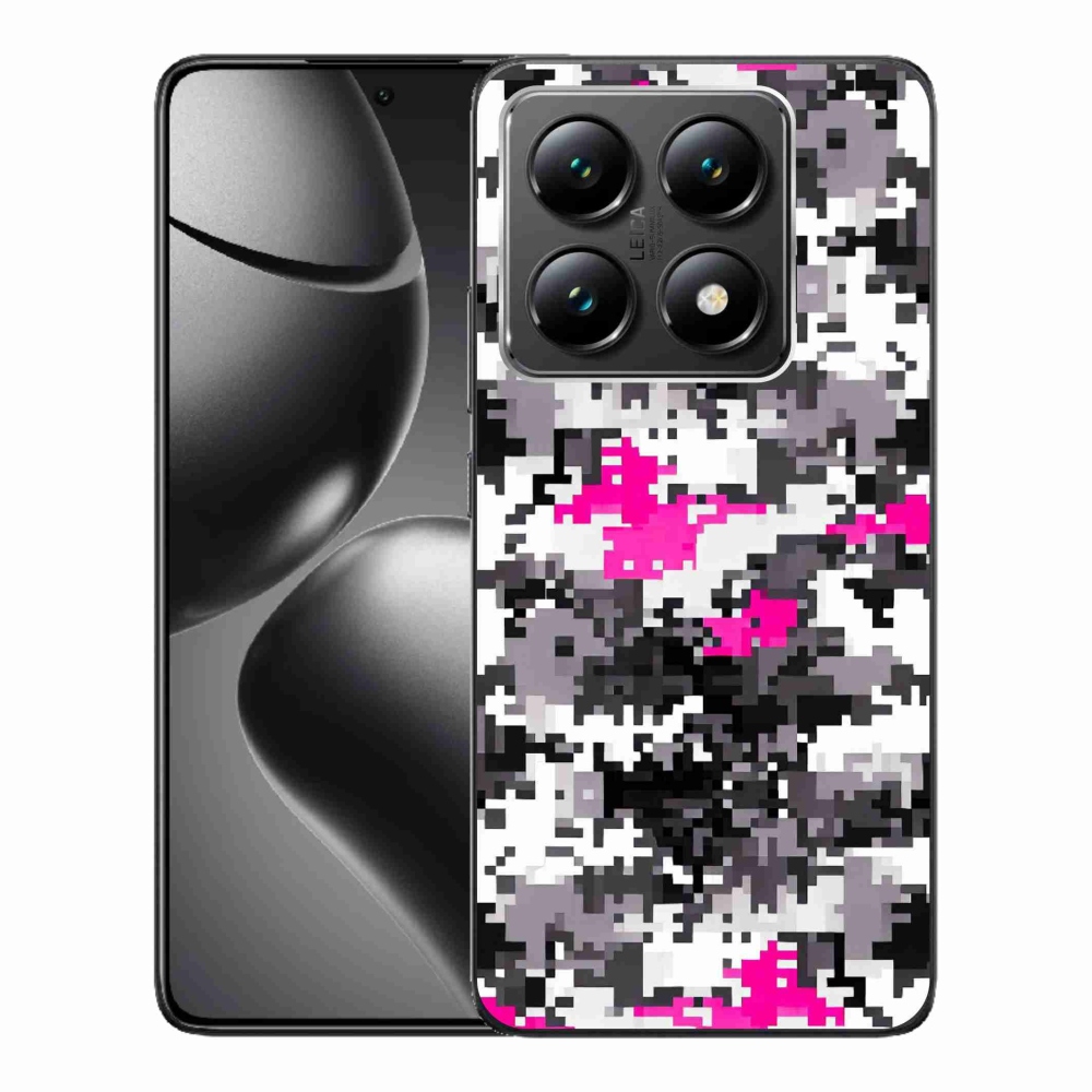 Gélový kryt mmCase na Xiaomi 14T - maskáčový vzor 4