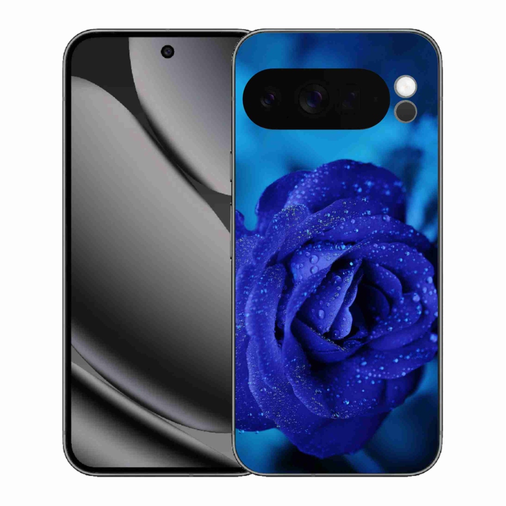 Gélový kryt mmCase na Google Pixel 10 Pro XL - modrá ruža