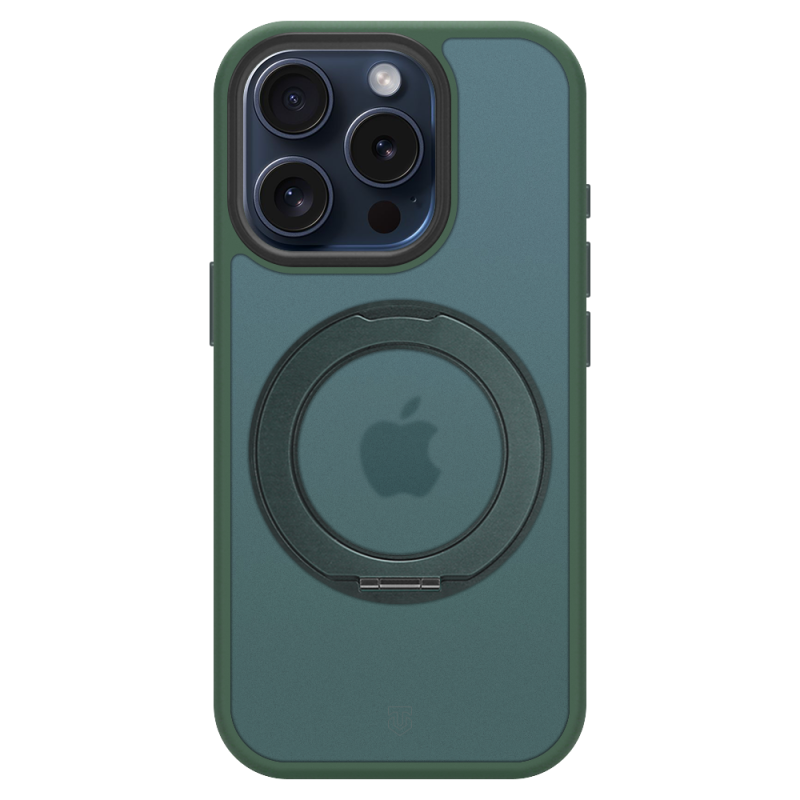 Tactical MagForce Hyperstand – puzdro pre Apple iPhone 15 Pro v farbe Forest Green
