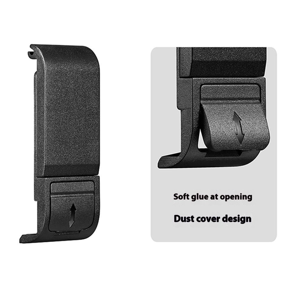 Silikónový ochranný obal s bočnou krytkou pre GoPro Hero 13/12/11/10/9 – čierny