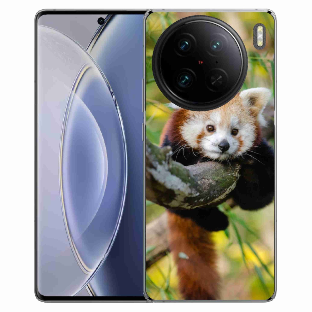 Gélový kryt mmCase na Vivo X90 Pro - panda červená