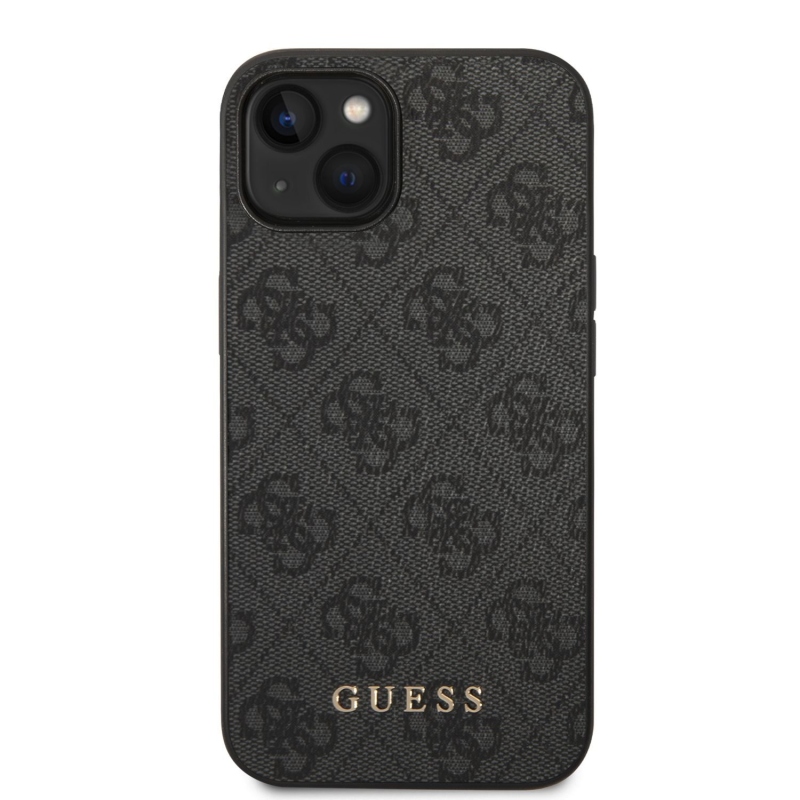 Guess 4G Zadný Kryt pre iPhone 14 Brown