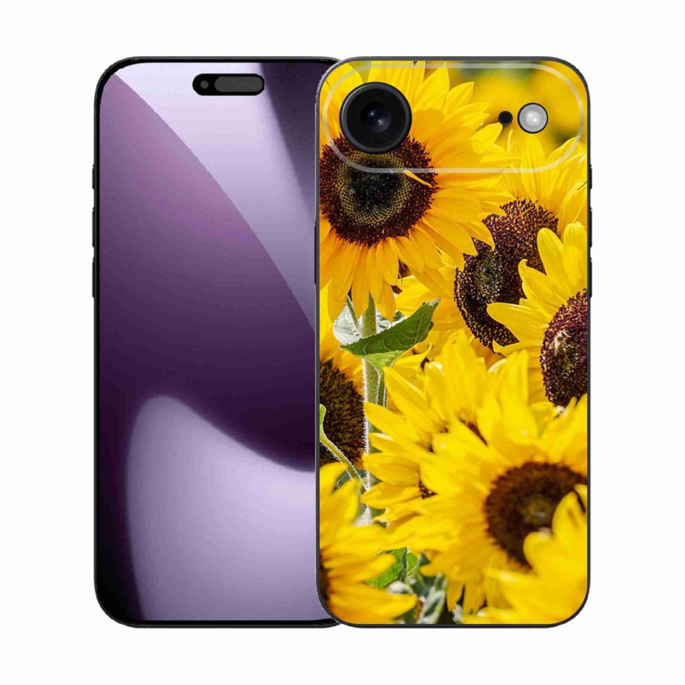 Gélový kryt mmCase na iPhone 17 Air - slnečnica