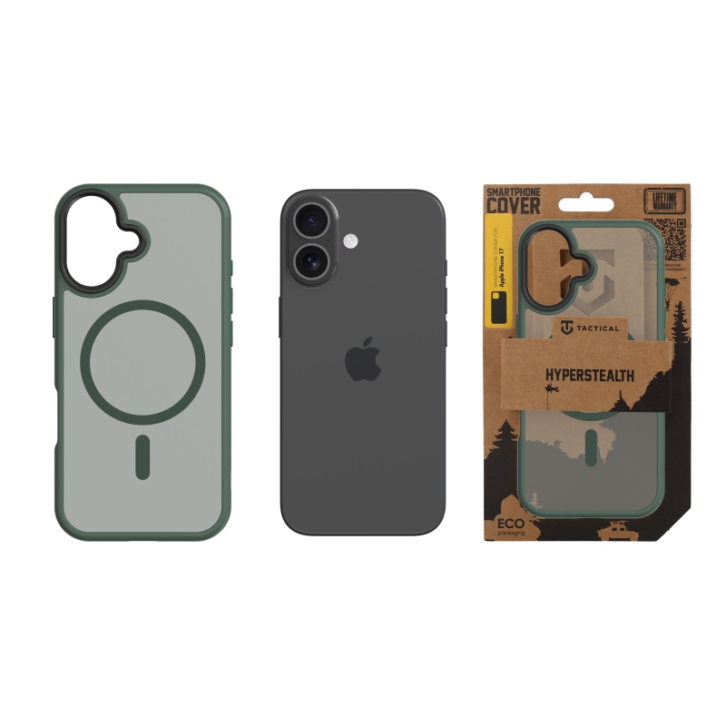 Taktický kryt MagForce Hyperstealth pre iPhone 17 Forest Green