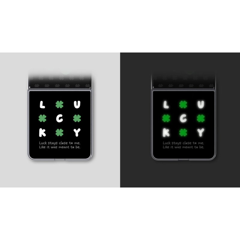 GP-FFF776CUC Samsung FlipSuit Lucky Clover Puzdro pre Galaxy Z Flip 8