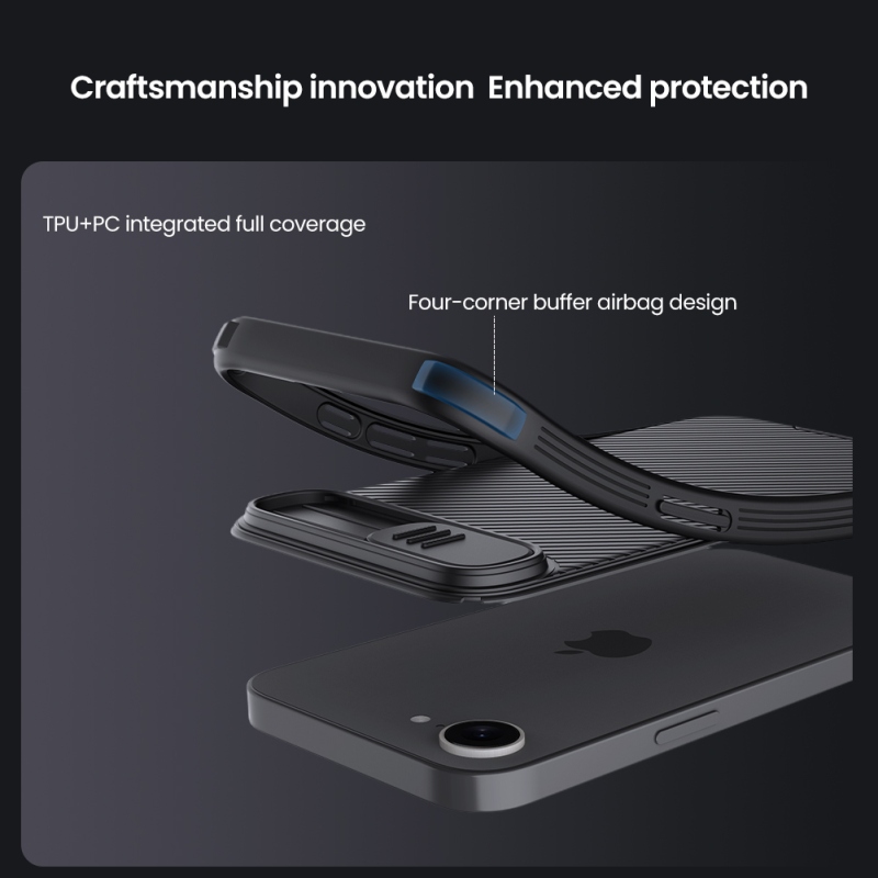 Nillkin CamShield PRO Zadný Kryt pre Apple iPhone 16e Deep Green